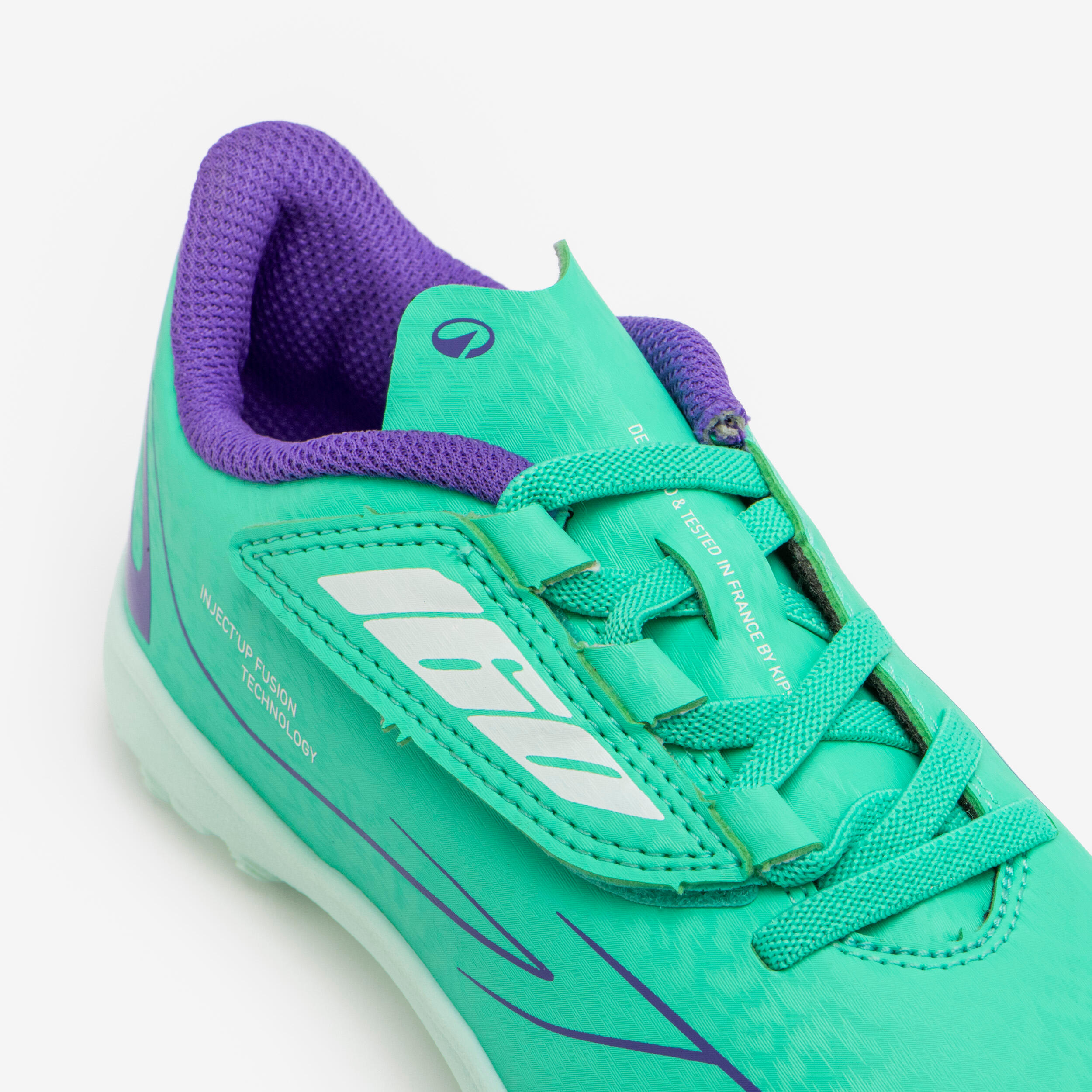 Chaussures de soccer à bandes autoagrippantes enfant, 160 TF Easy 7/9