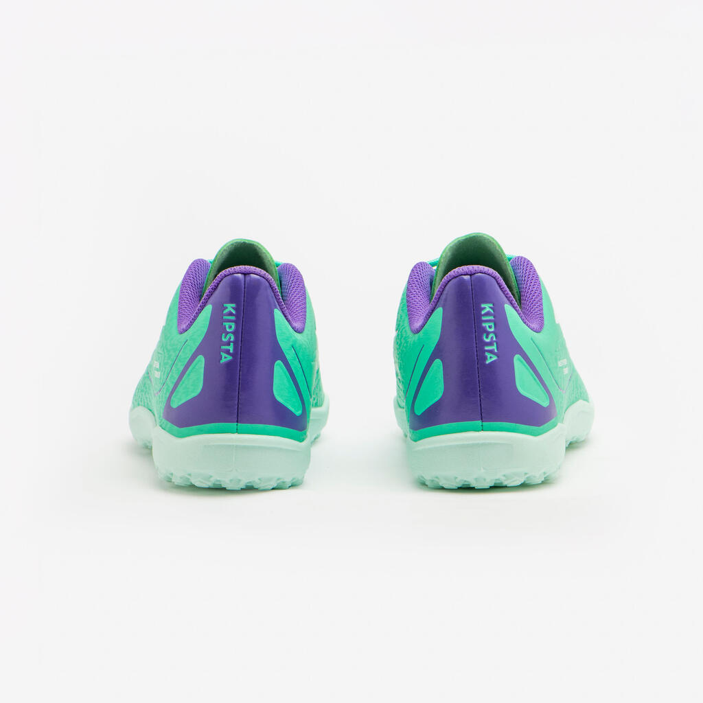 Kinder Fußballschuhe Multinockenschuhe mit Schnürung Turf - Agility 160 orange