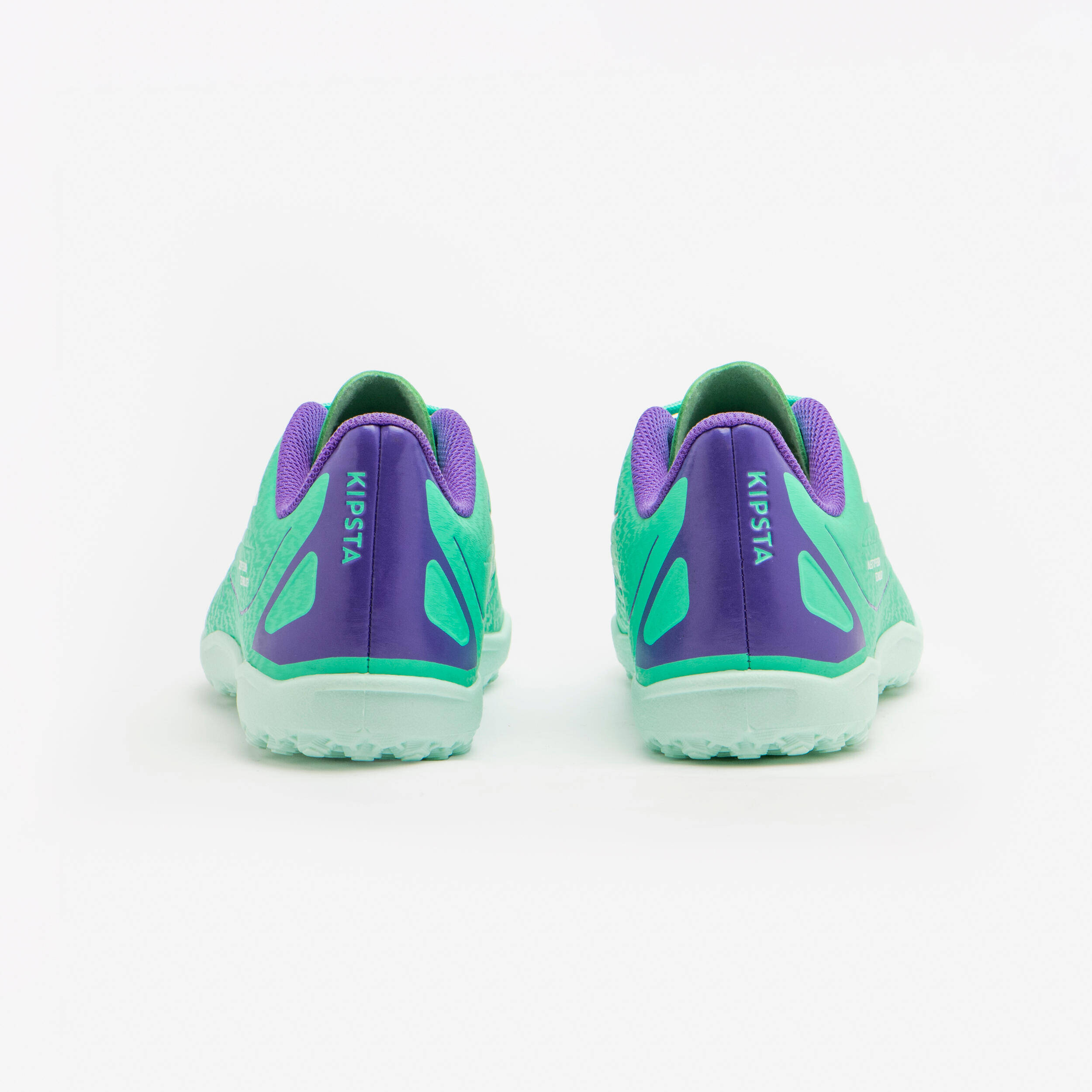 Kids' Lace-Up Football Boots 160 TF JR - Green/Navy -  3