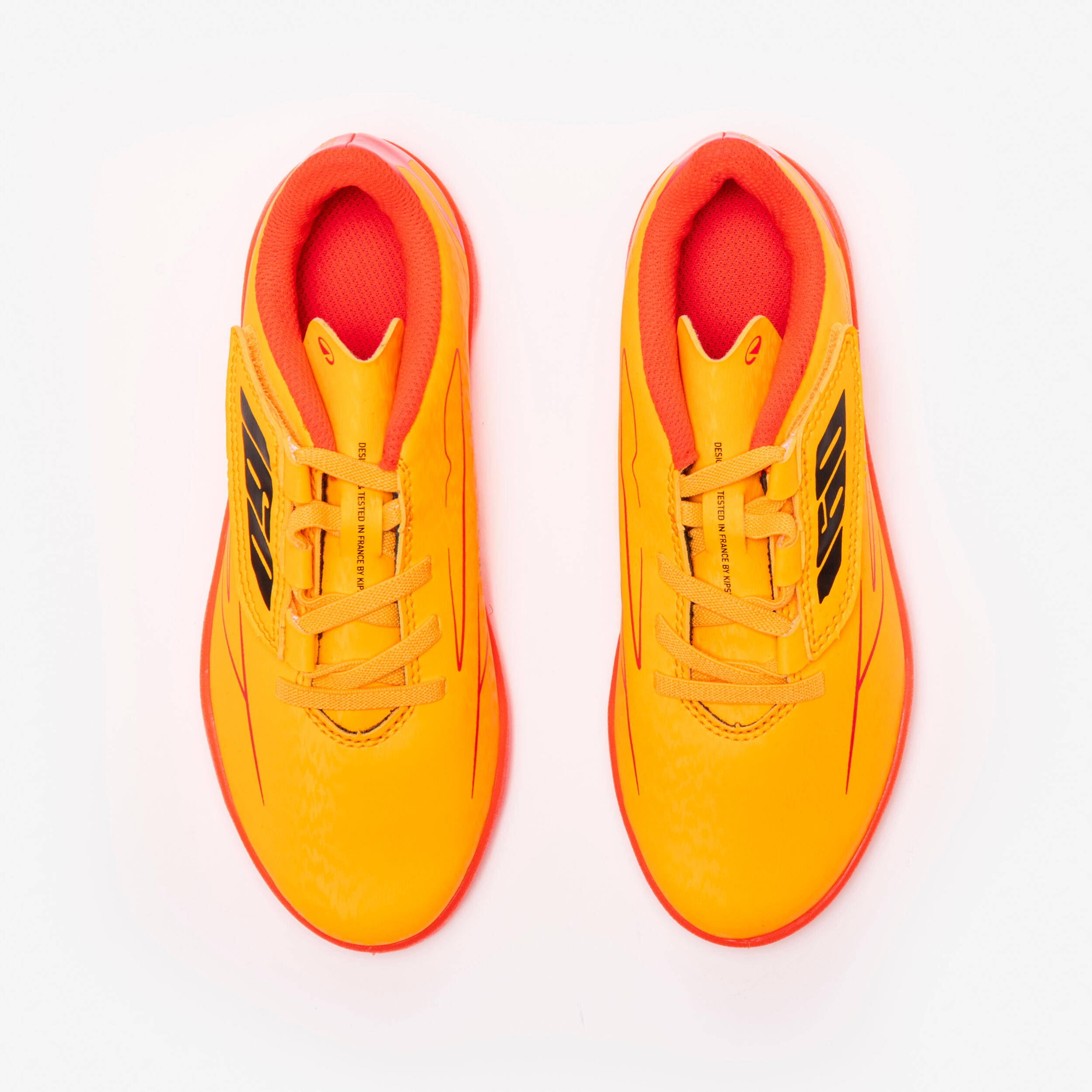 Kids' Rip-Tab Football Boots 160 Easy Turf - Orange 7/9