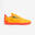 Chaussures de football enfant à lacets 160 jr turf orange
