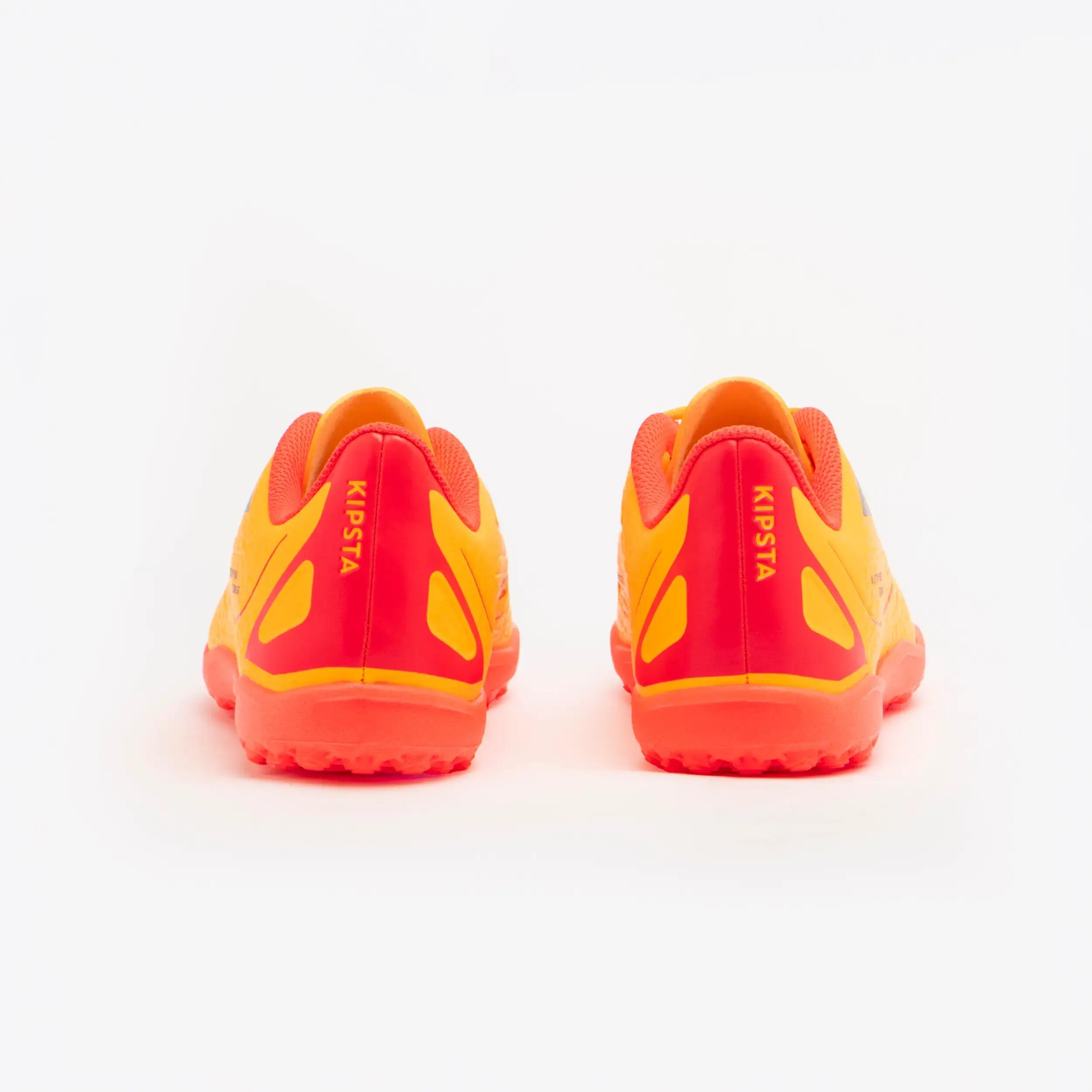 Kids' Lace-Up Football Boots 160 JR Turf - Orange -  3
