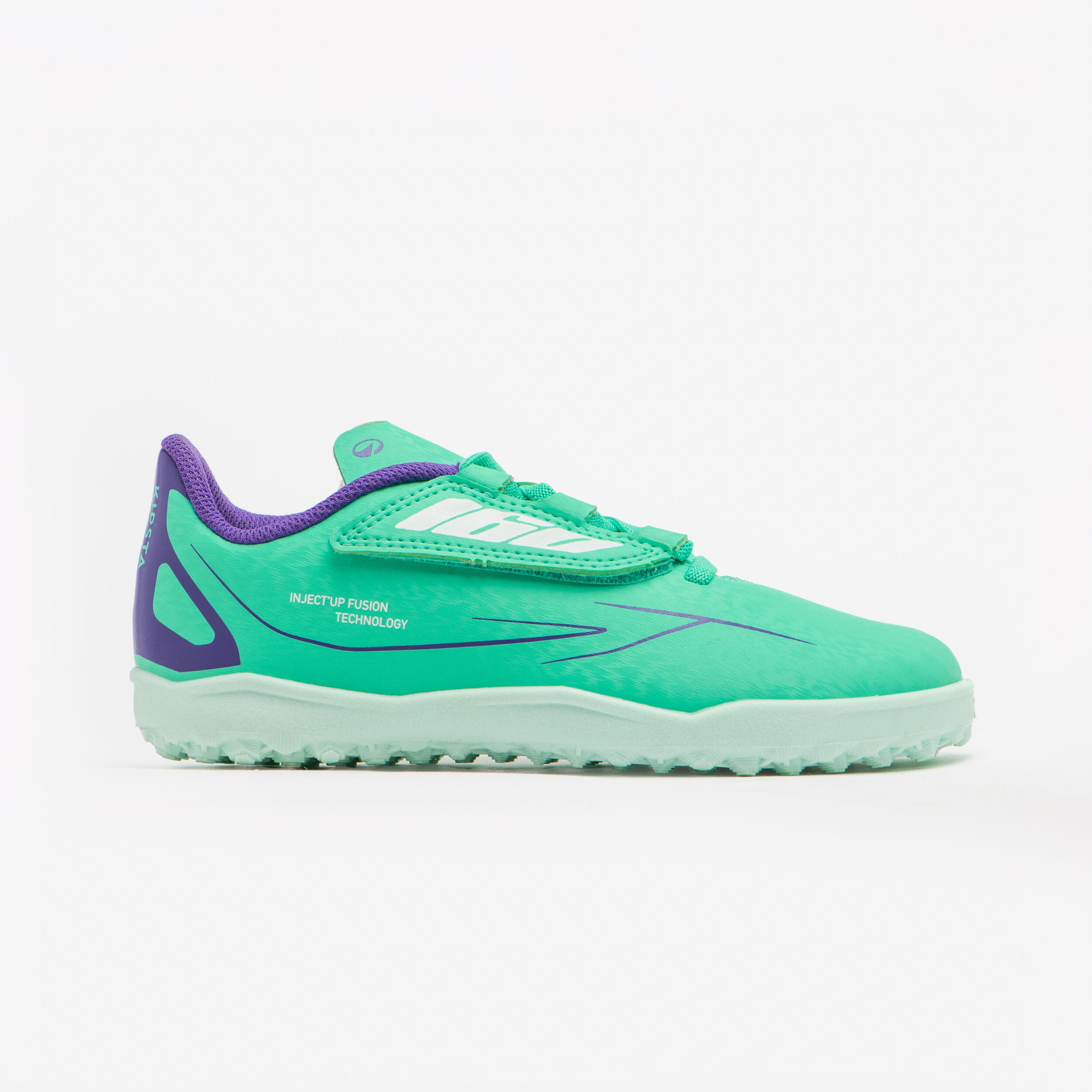 KIPSTA Voetbalschoenen voor kinderen 160 Easy Turf met klittenband groen