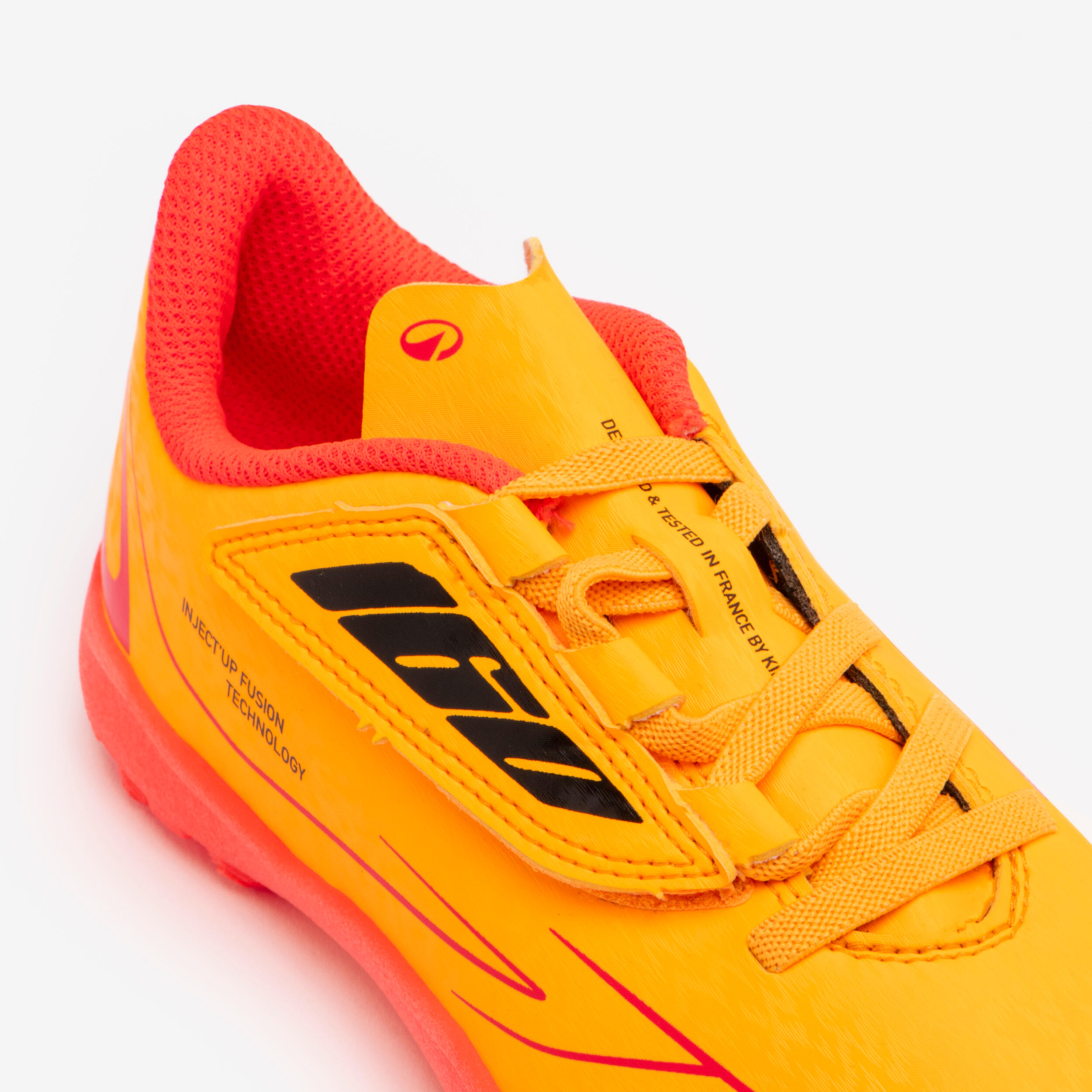 Kids' Rip-Tab Football Boots 160 Easy Turf - Orange 5/9