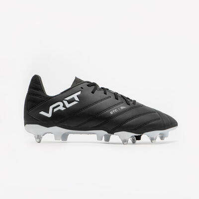 Botas de Fútbol Viralto II Piel SG tacos aluminio Adulto Negro