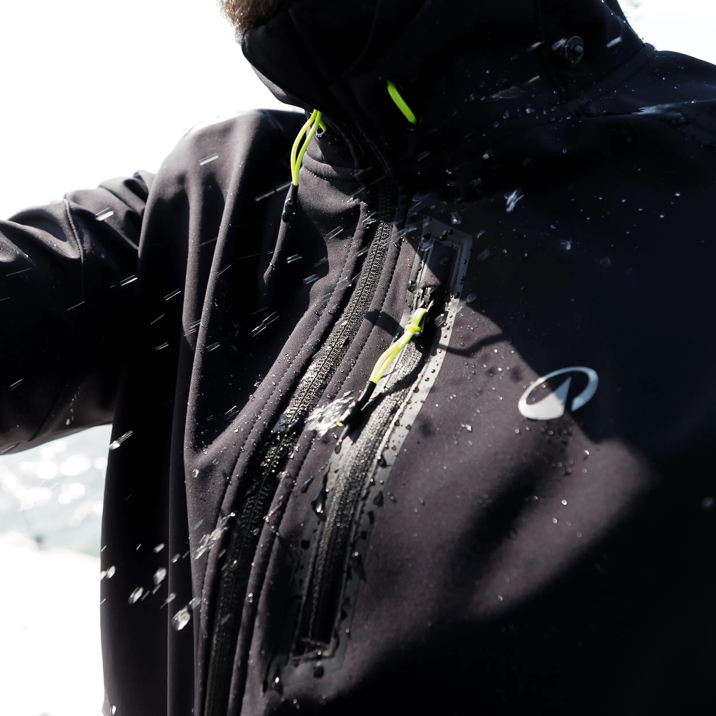 Giacca vela uomo SAILING 500 nera 39/41