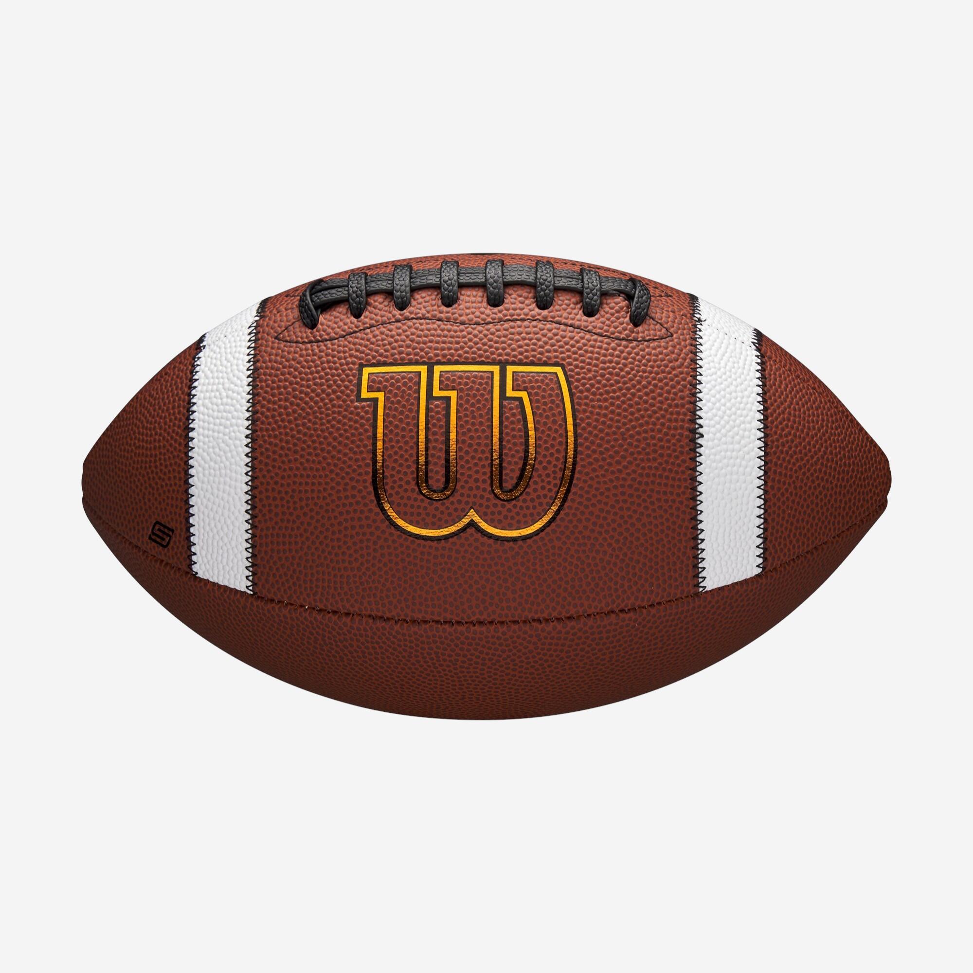 WILSON Lopta na americký futbal Wilson GST Composite hnedá Official · záber 3