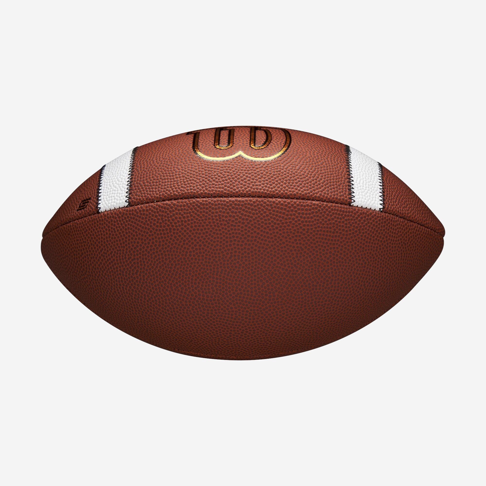 Wilson GST Speedskin Official American Football-Ball, braun 5/7