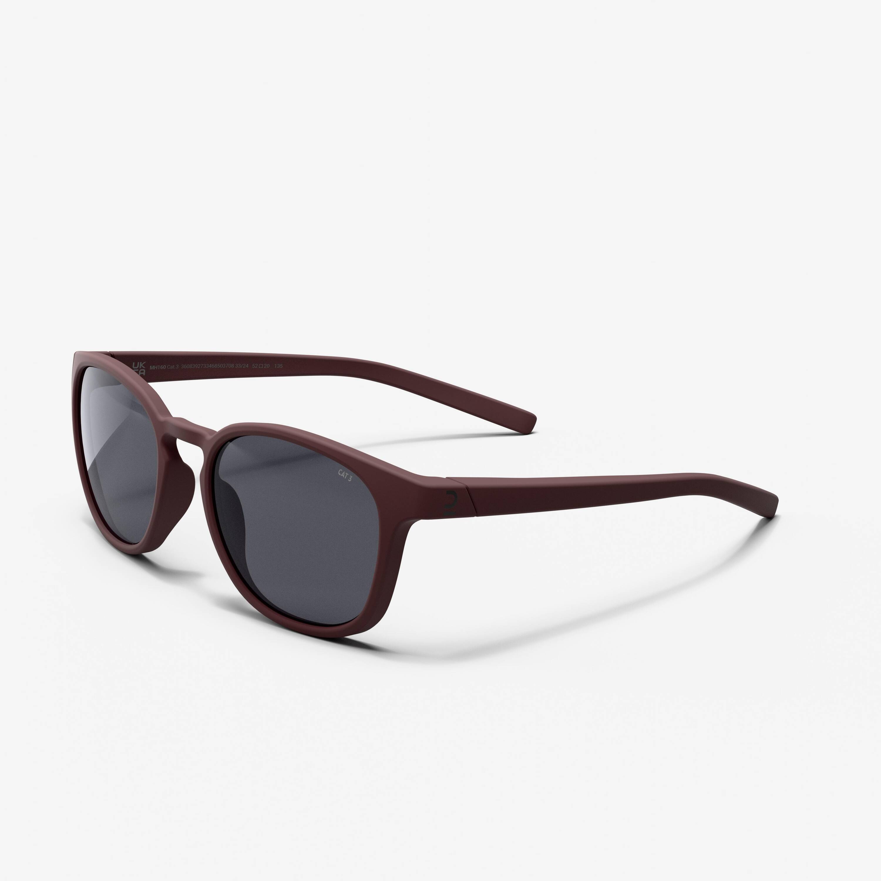 Anti UV Cat 3 Pantos Sunglasses MH 160 - Burgundy Purple -  1