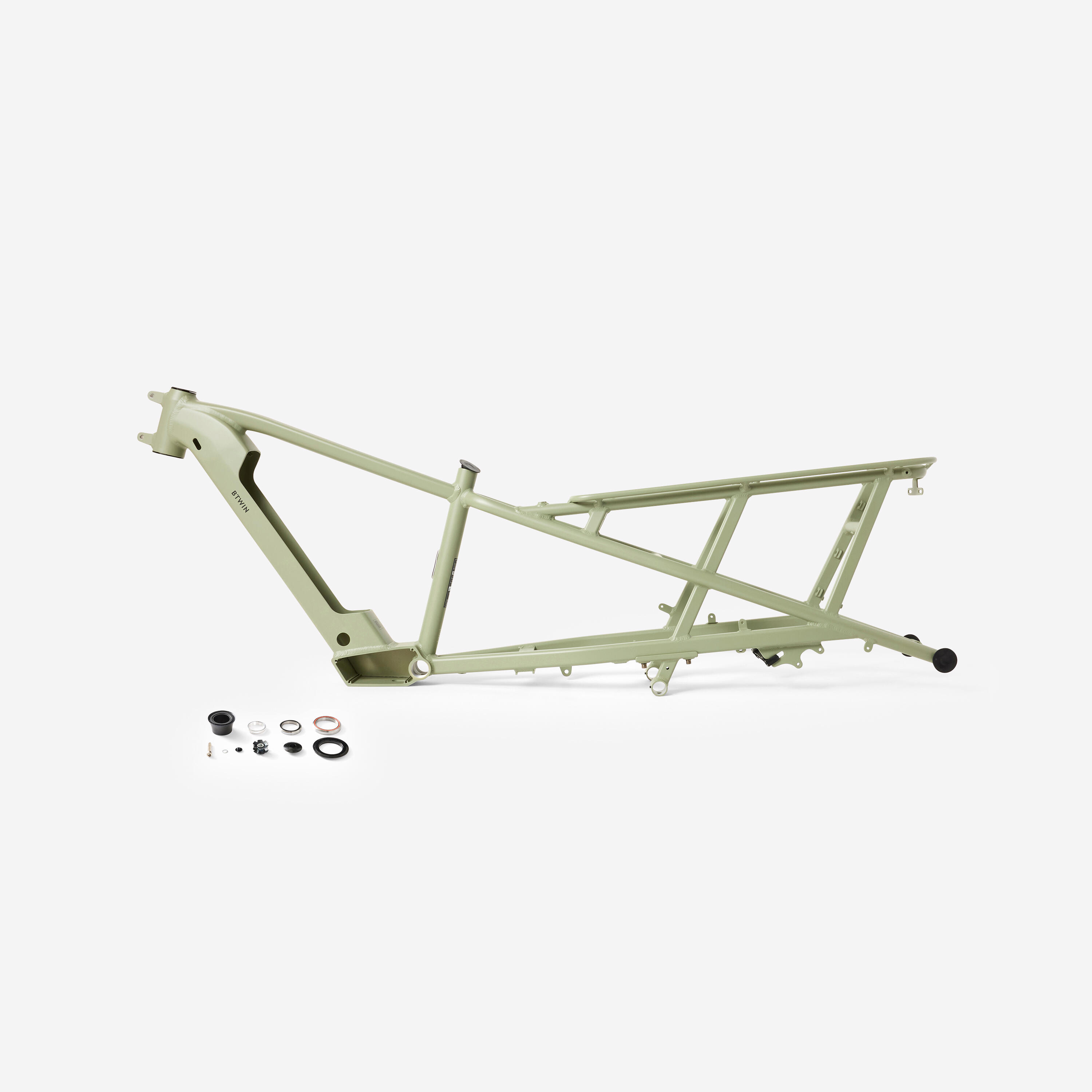 Decathlon UK Elops Longtail Frame - Light Green | FREE Click & Collect at Stores and Asda. 365 Days return available.