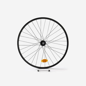 Rueda Bicicleta Ciudad/Todocamino Color Negro 28" Delantera Doble Pared Disco