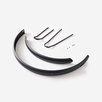 Kit de garde-boue noir gamme btwin e-ld