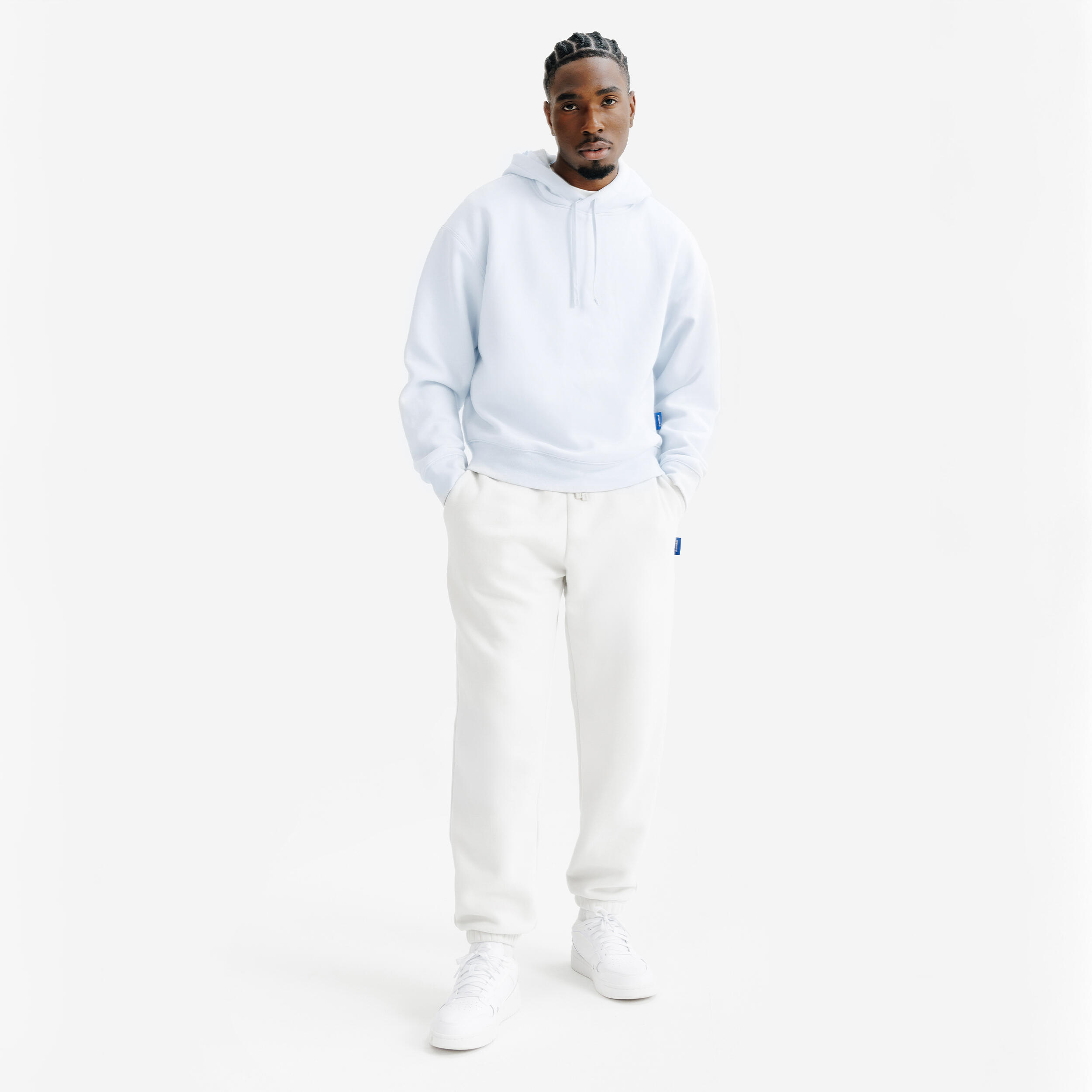 Sweatshirt com capuz homem, Elementals, azul 2/8