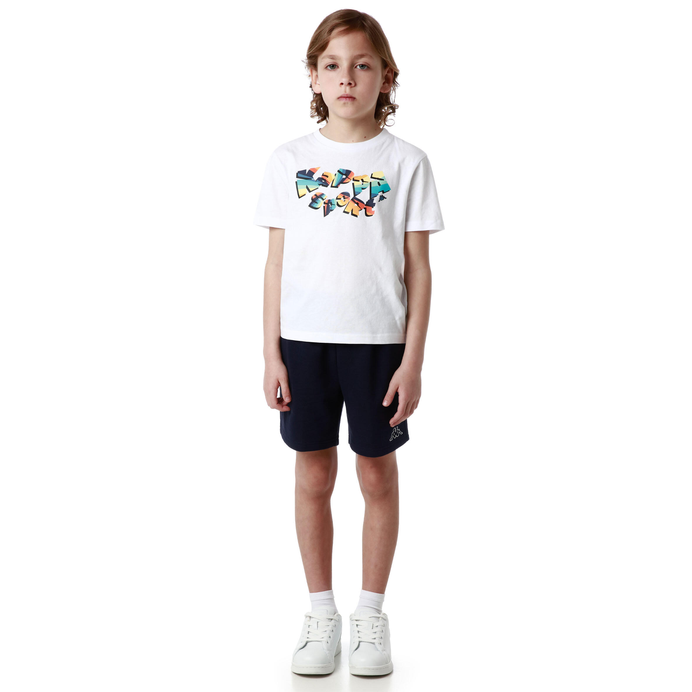 Pantaloncini bambino nere Kappa 2/3