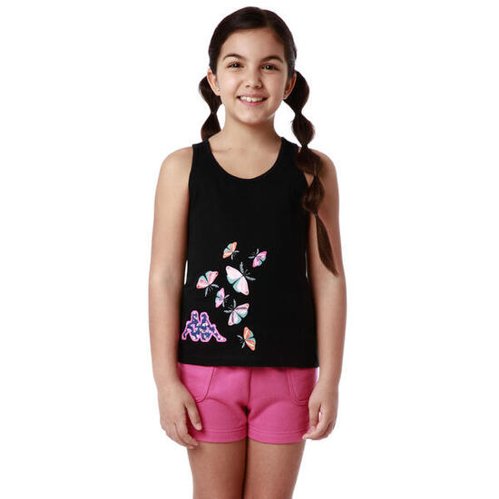 Canotta da bambina nere kappa