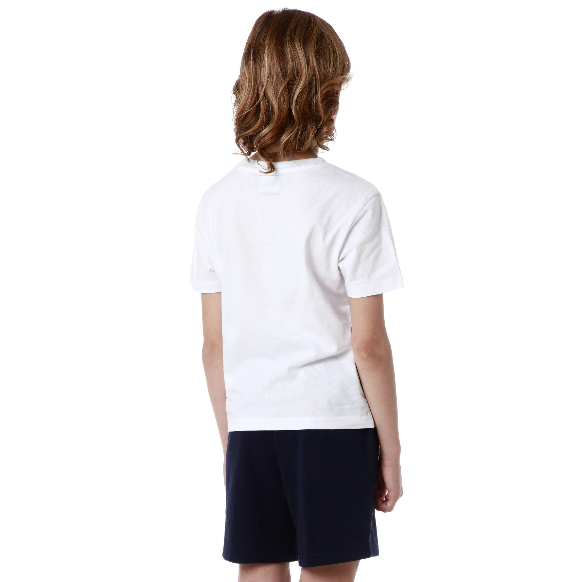 T-shirt bambino ginnastica bianco KAPPA 2/3