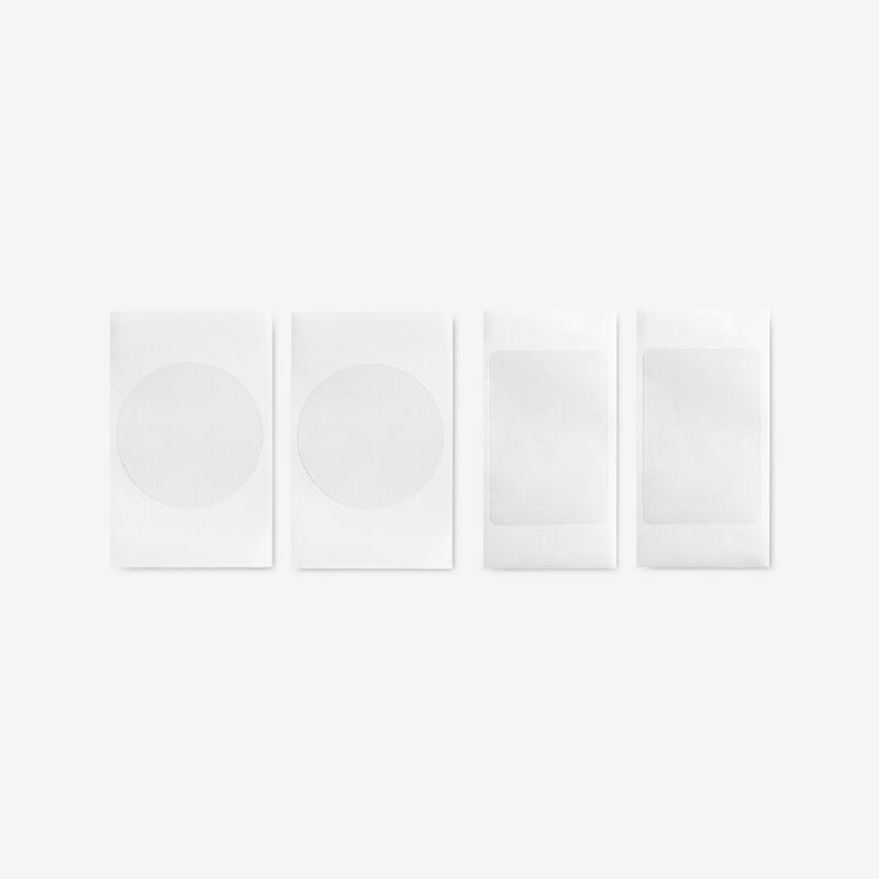 Adesivos de reparação para produtos insufláveis e/ou estanques, transparente