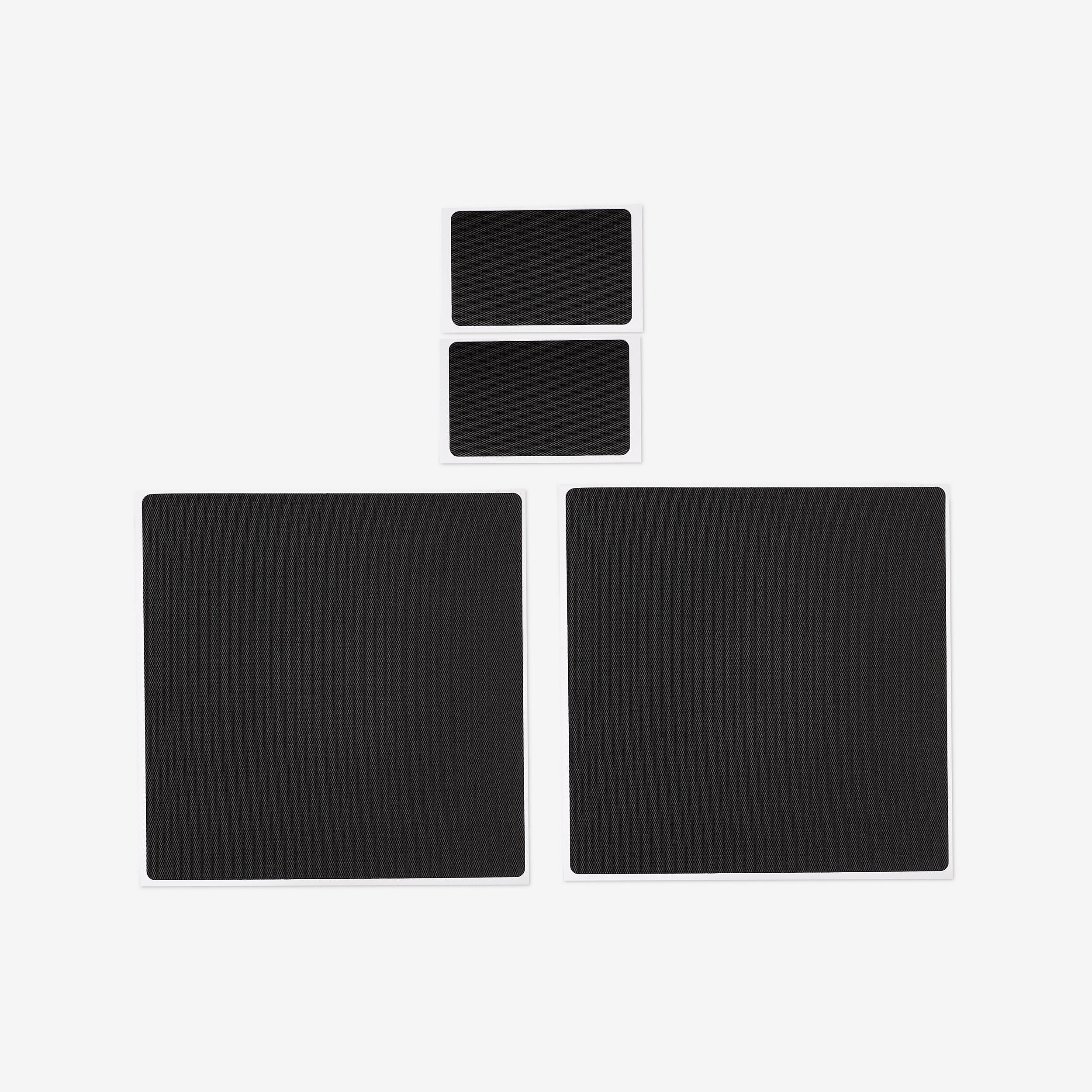 Multi-purpose fabric repair patches, black 2/6