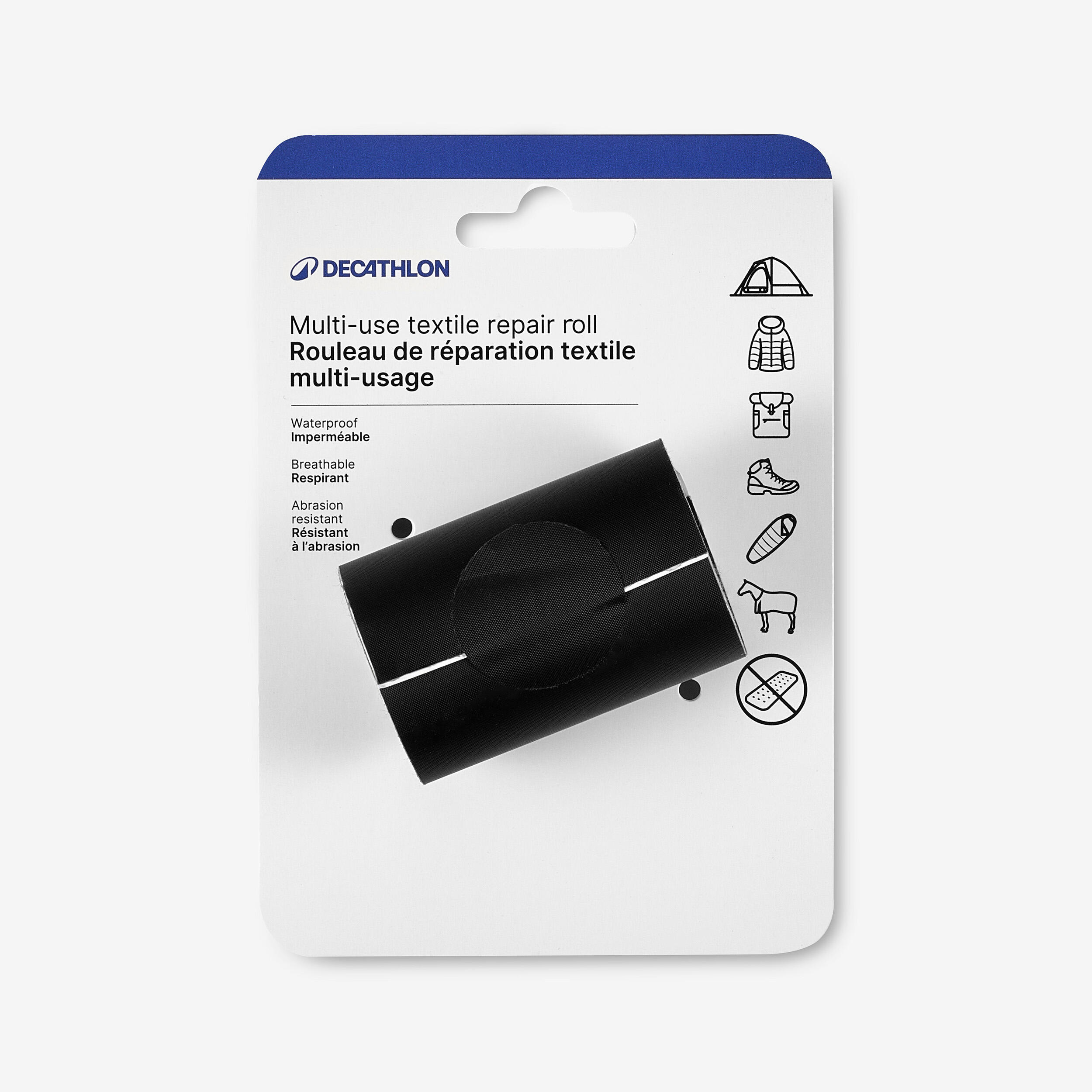 Multi-purpose self-adhesive fabric repair roll, black-image-3