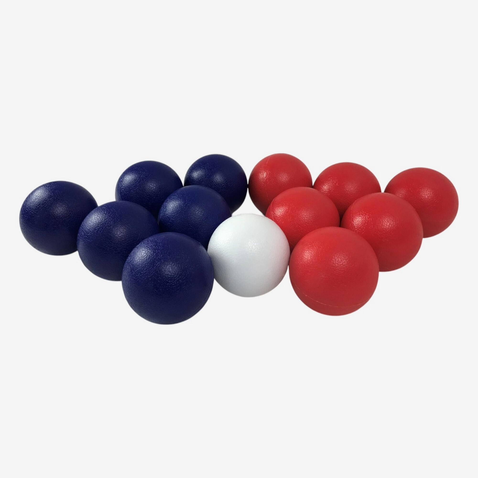 Kit de boccia handisport outdoor de 12 balles bleues et rouges 4/5
