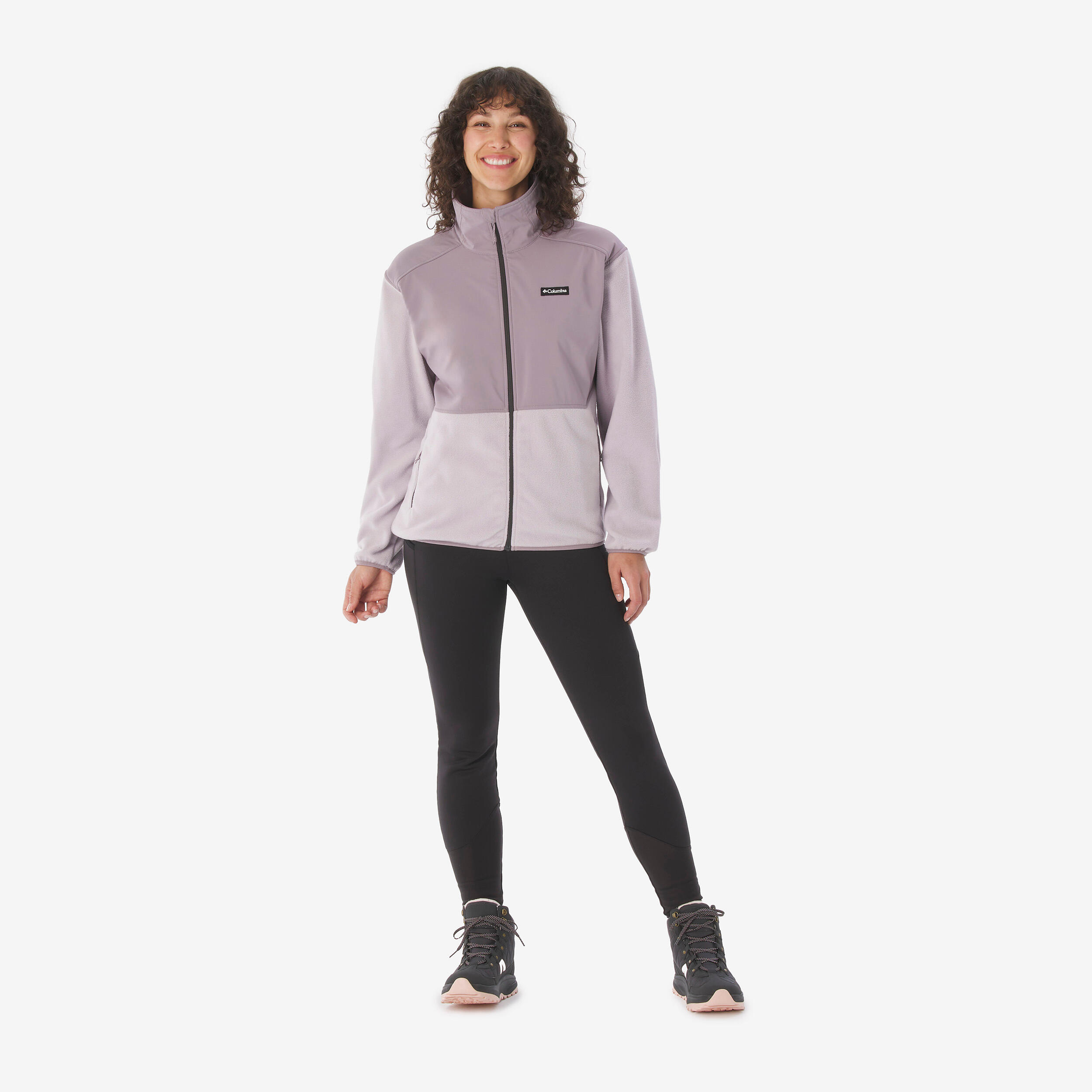 Veste polaire femme full ZIP COLUMBIA Kearney Falls Lilas 6/6