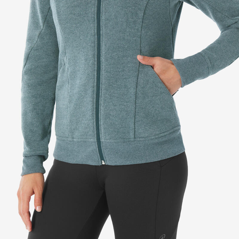 Kadın Outdoor Sweatshirt - Yeşil - NH500
