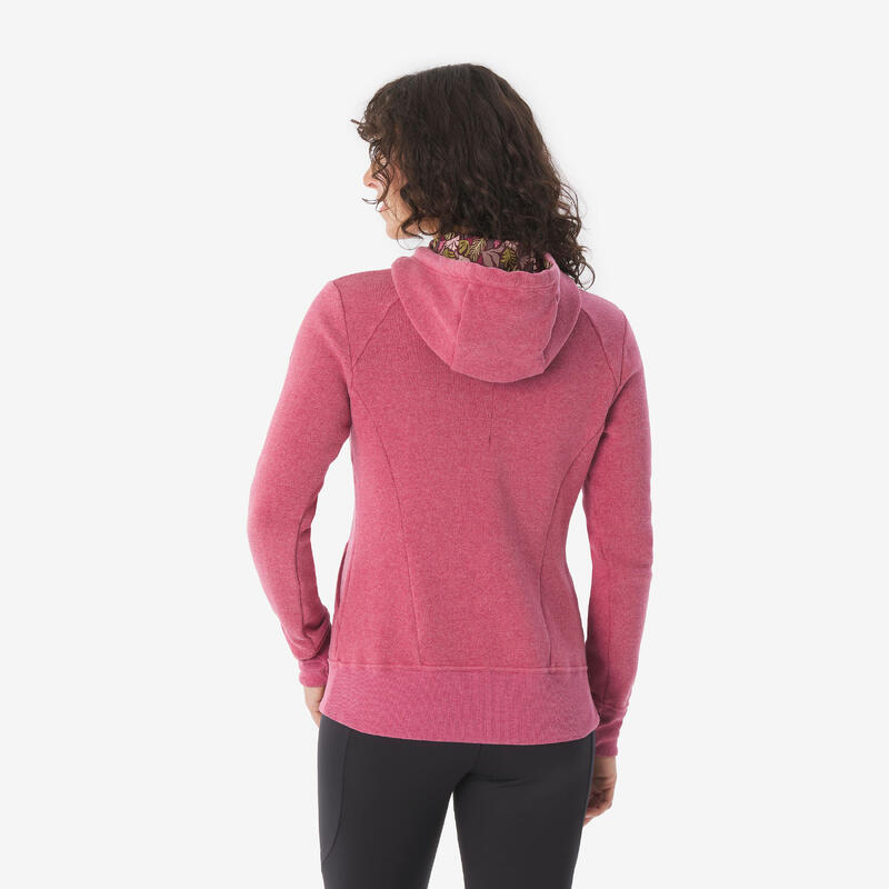Kadın Outdoor Sweatshirt - Mor - NH500