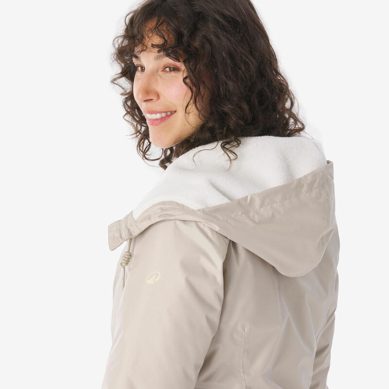 Kadın Outdoor Su Geçirmez Kar Montu/Kışlık Mont - Bej - NH100 -5 °C