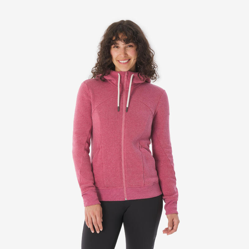 Kadın Outdoor Sweatshirt - Mor - NH500