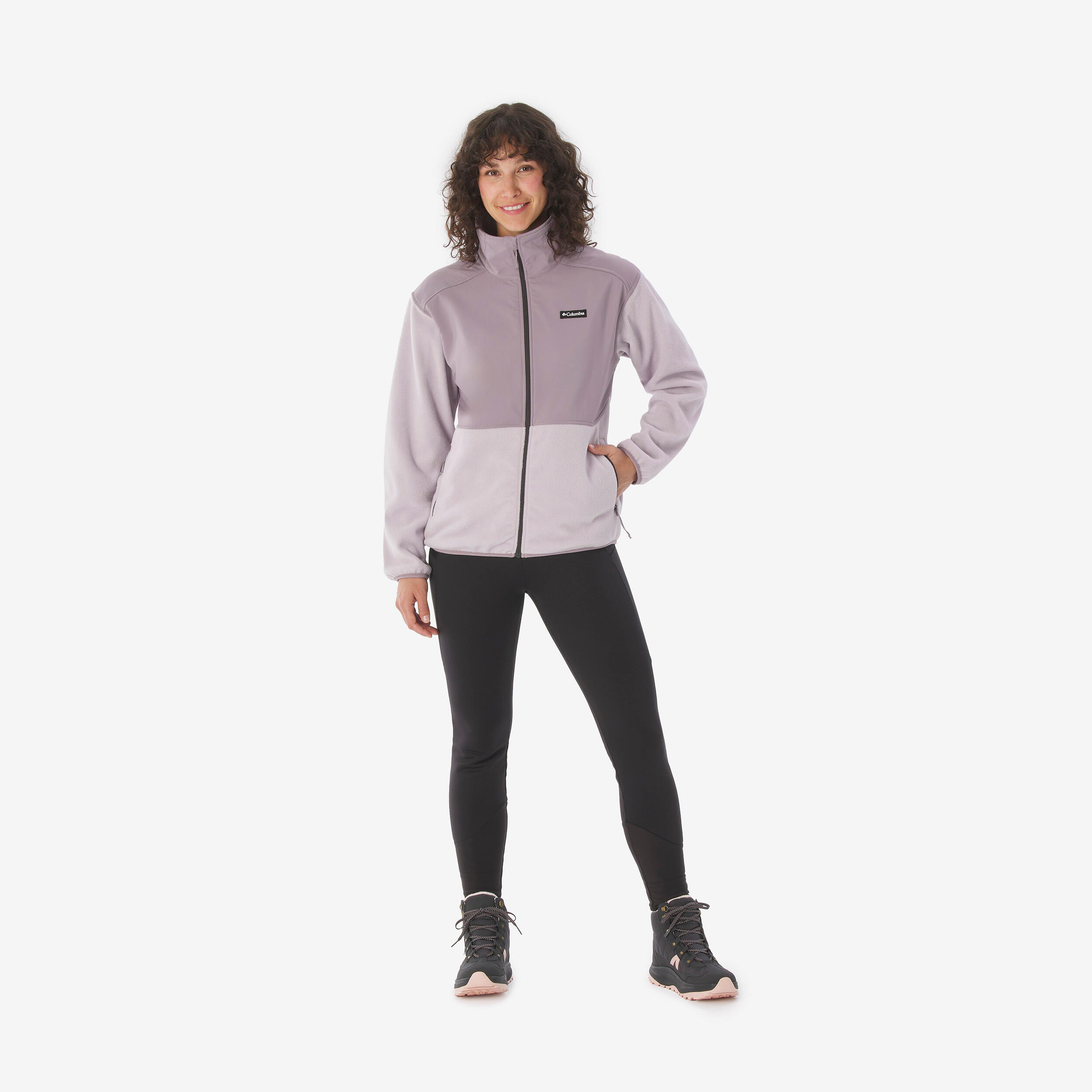 Veste polaire femme full ZIP COLUMBIA Kearney Falls Lilas 2/6
