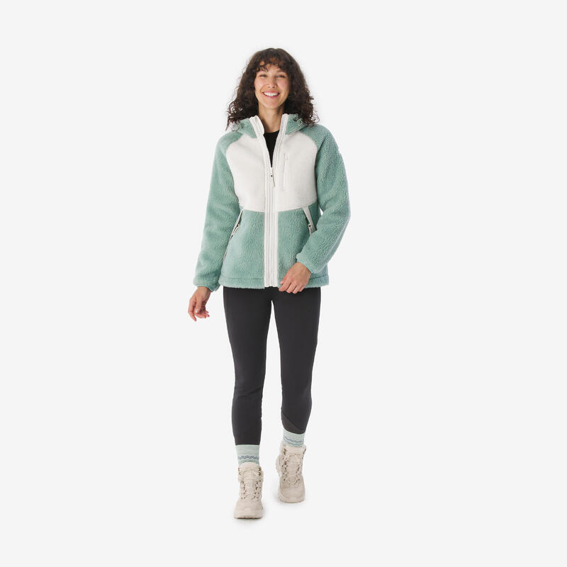 Polar Iarnă Călduros Drumeție pe Zăpadă SH900 Verde Damă