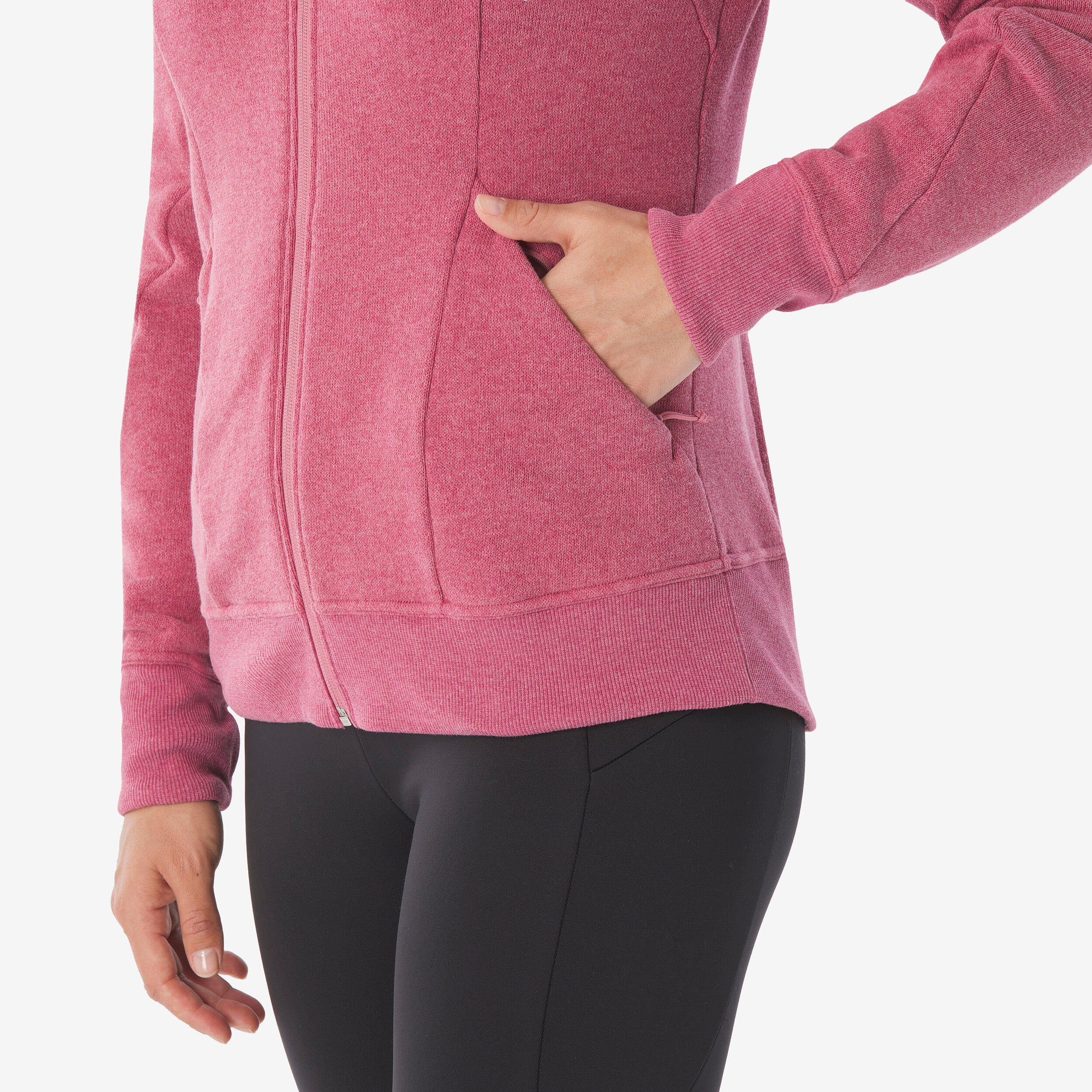 Sudadera de montaña y trekking con capucha Mujer Quechua NH500 6/10