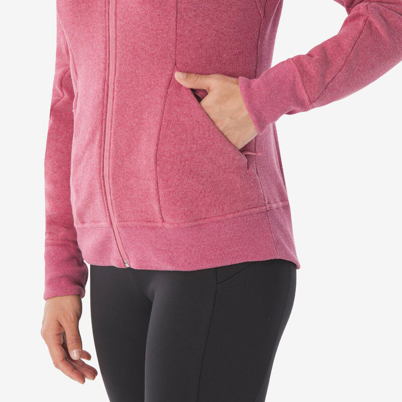 Kadın Outdoor Sweatshirt - Mor - NH500
