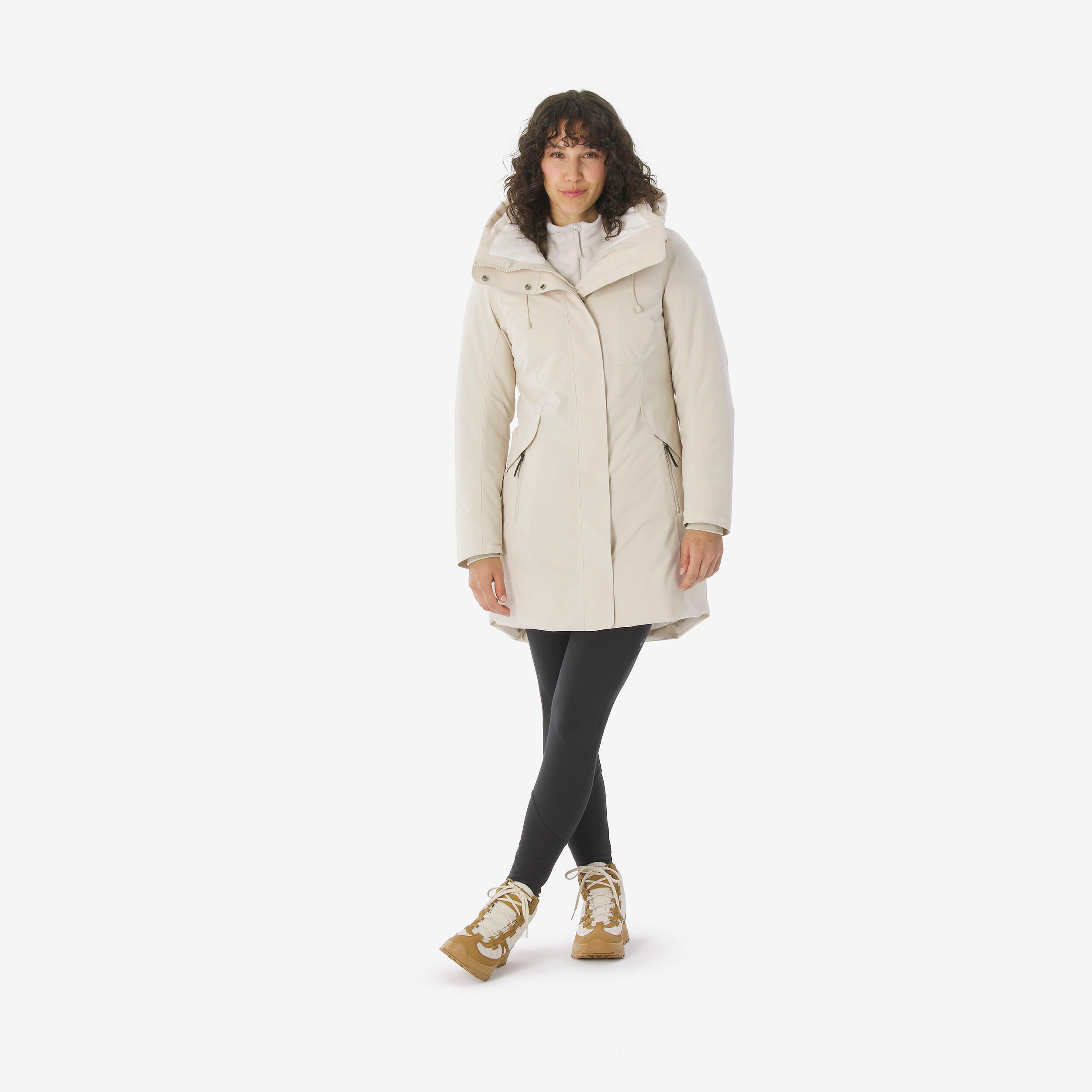 Parka d'hiver imperméable femme, NH 500 2/17