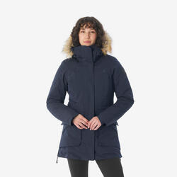 Parka de randonnée -20°C imperméable femme, NH900 bleu