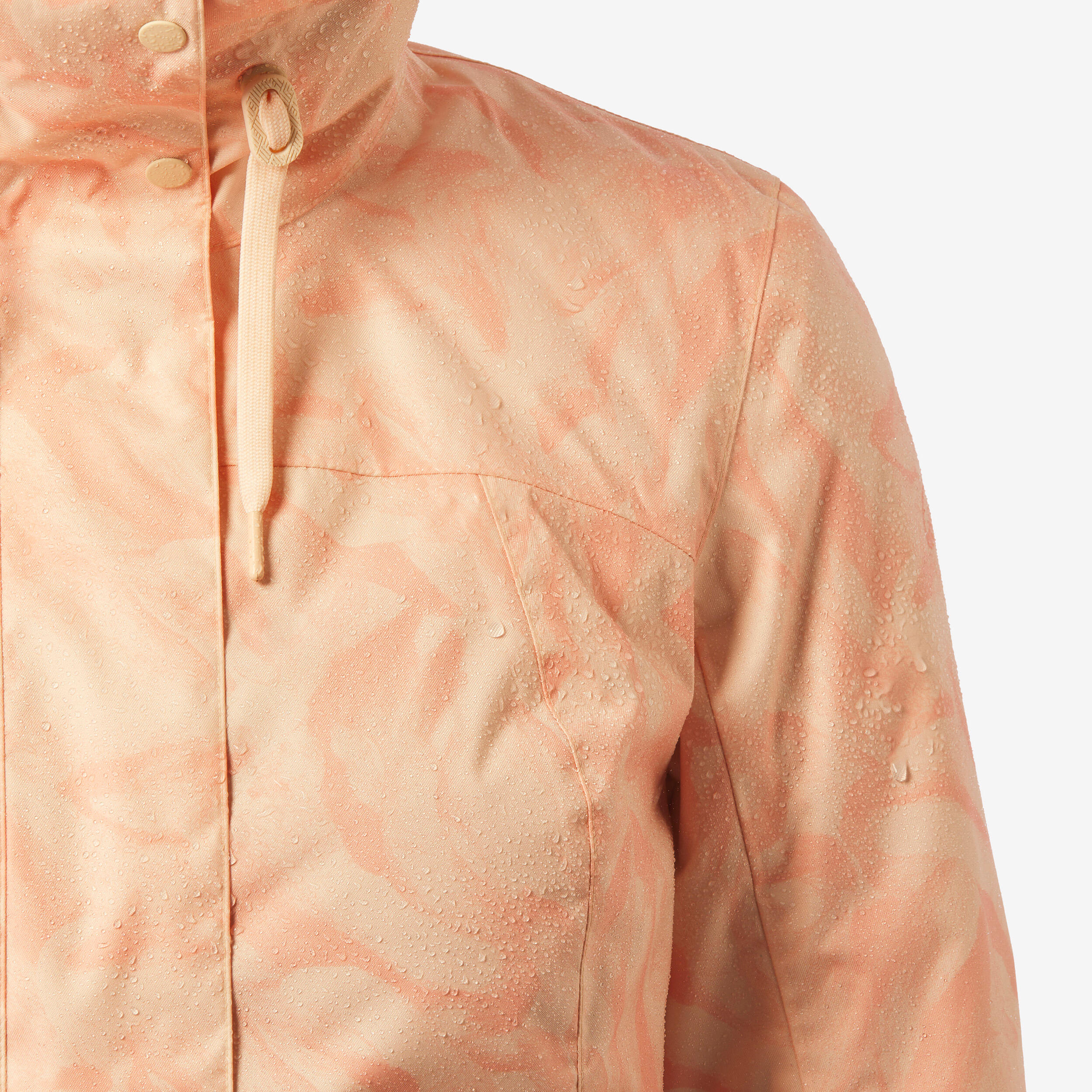 Women’s waterproof hiking jacket -10°C NH500 - Beige