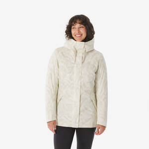 Women’s waterproof hiking jacket -10°C NH500 - Beige
