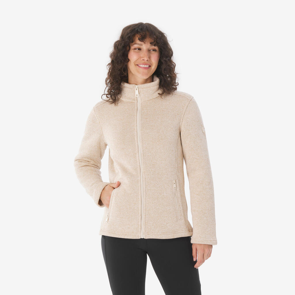 Women’s warm fleece hiking jacket - REGATTA RAZIA - Blue