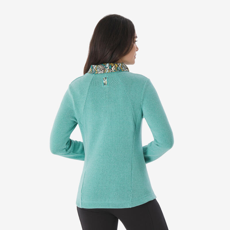 Kadın Outdoor Sweatshirt - Yeşil - NH100