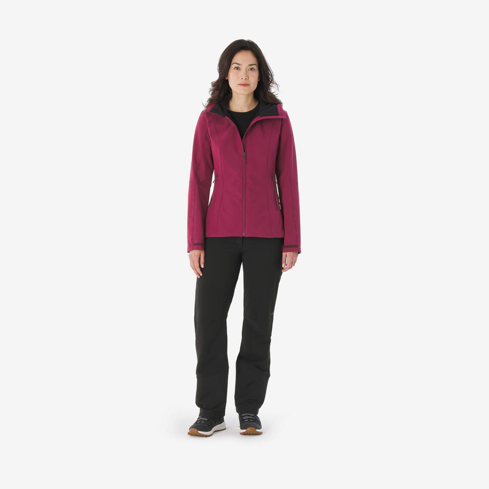 Kurtka turystyczna damska Softshell Forclaz MT500