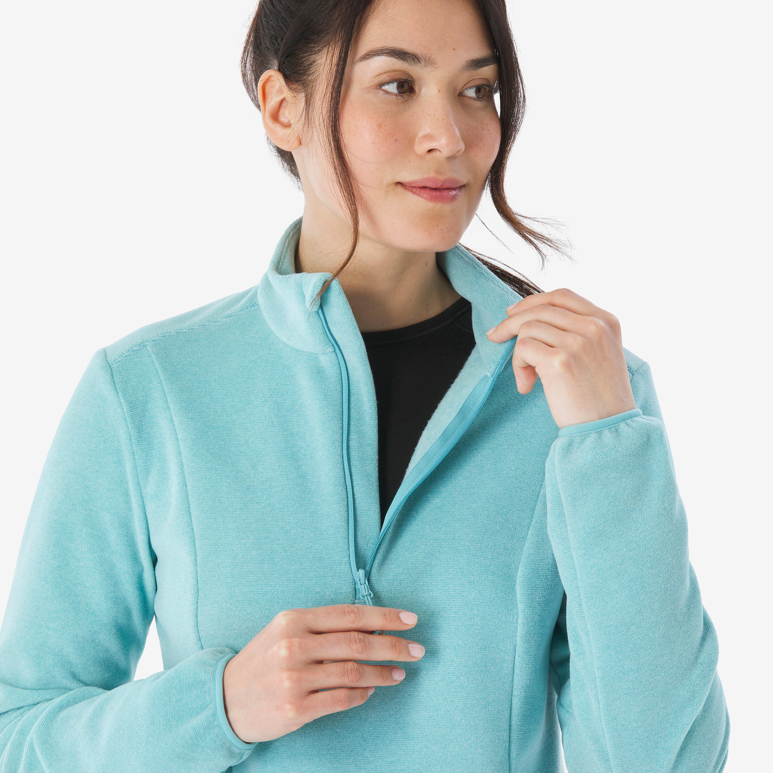Chandail de randonnée en polaire femme, MH 100 - QUECHUA