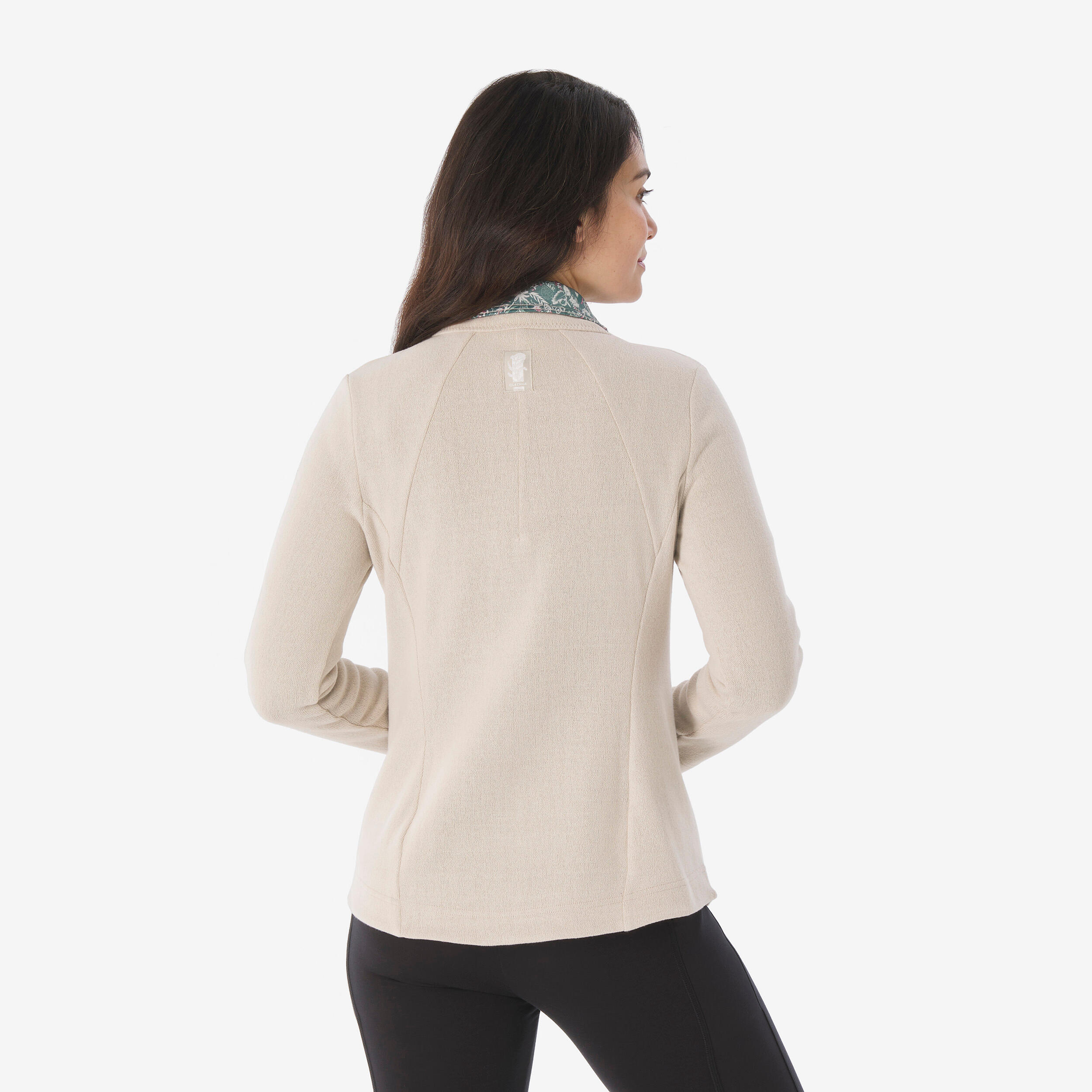 Women’s hiking sweatshirt NH100 - Beige