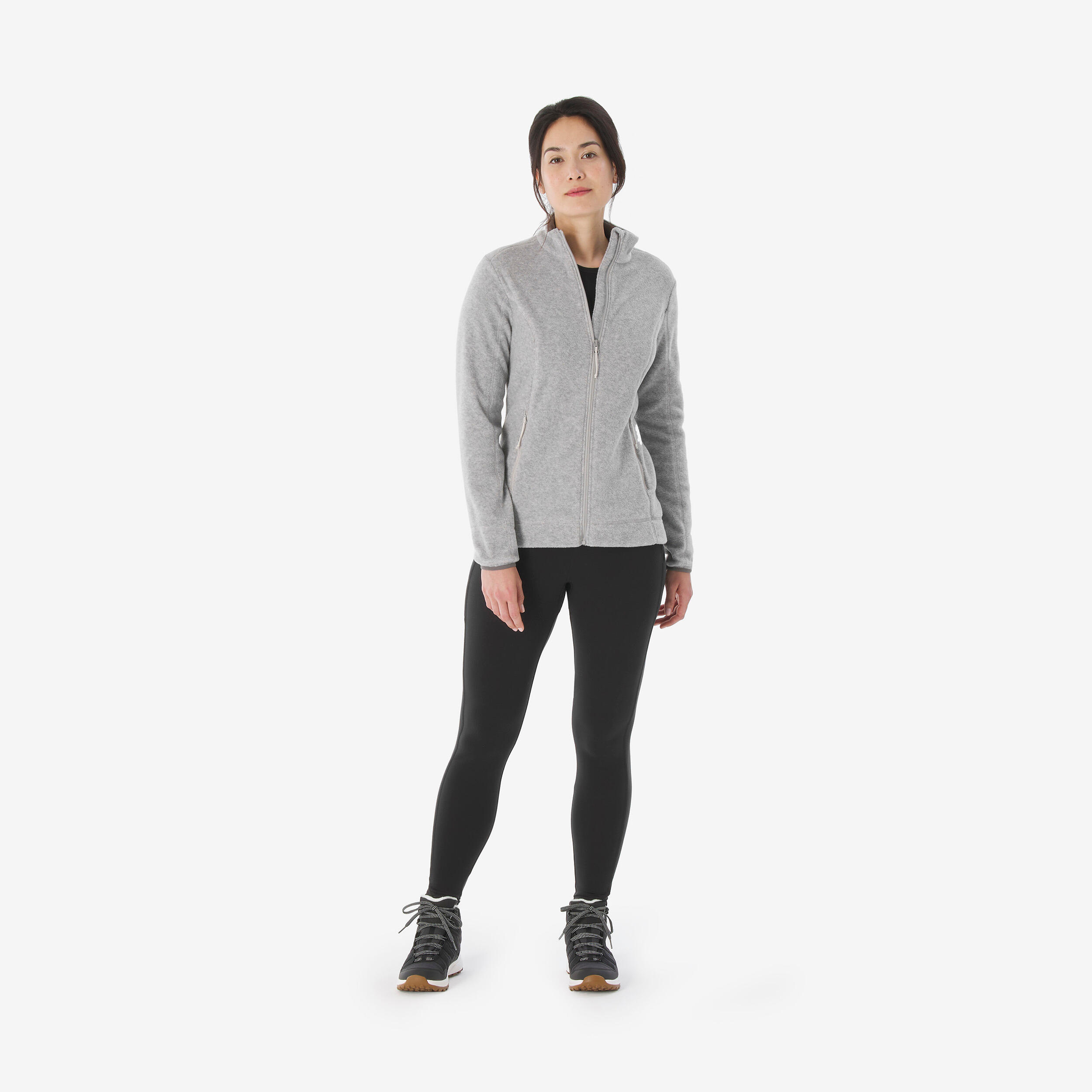 Women’s Fleece Hiking Jacket – MH 120 - QUECHUA