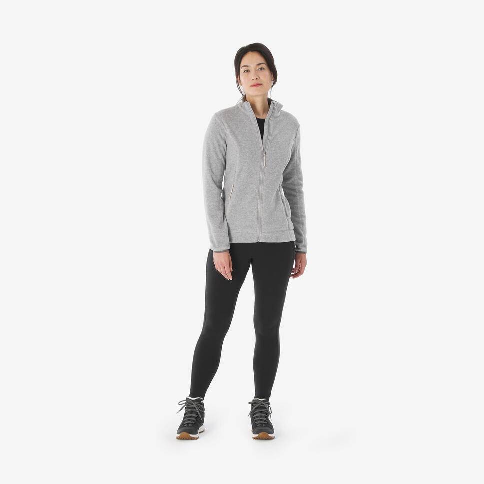 Polar turystyczny damski Quechua MH100 zamek