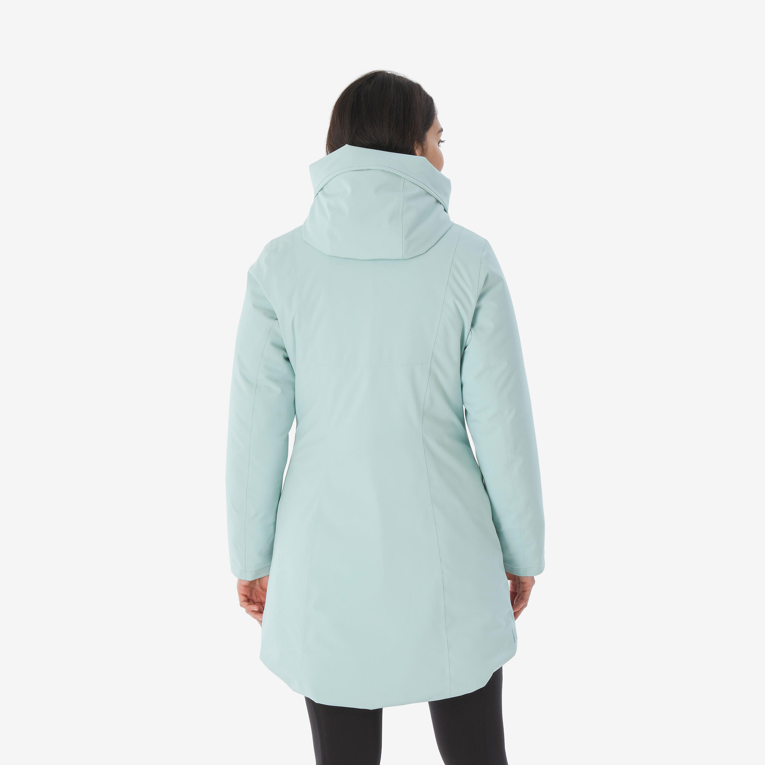 Women’s waterproof hiking parka -10°C, NH500 - Green 4/15