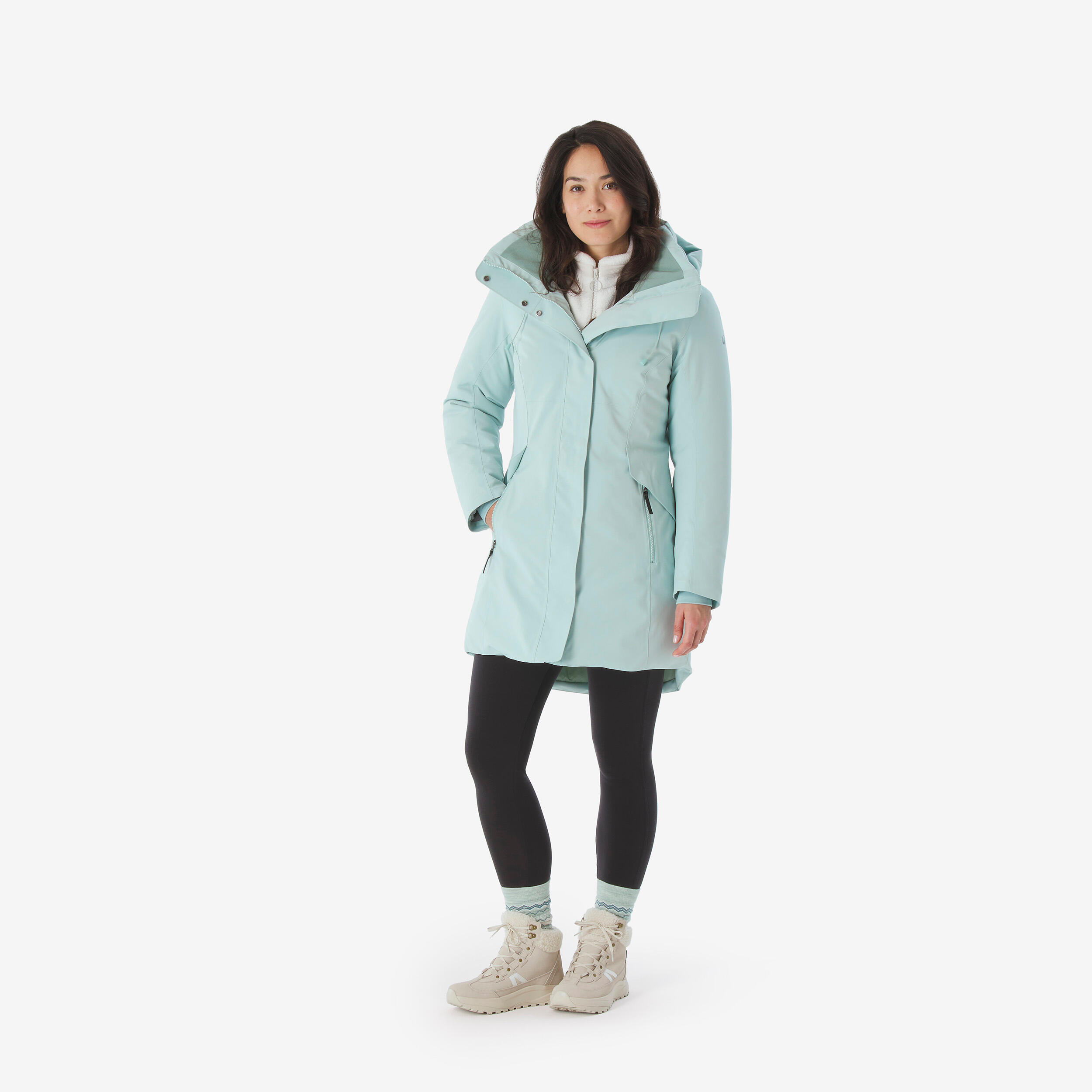 Women’s Waterproof Winter Parka, NH 500 - QUECHUA
