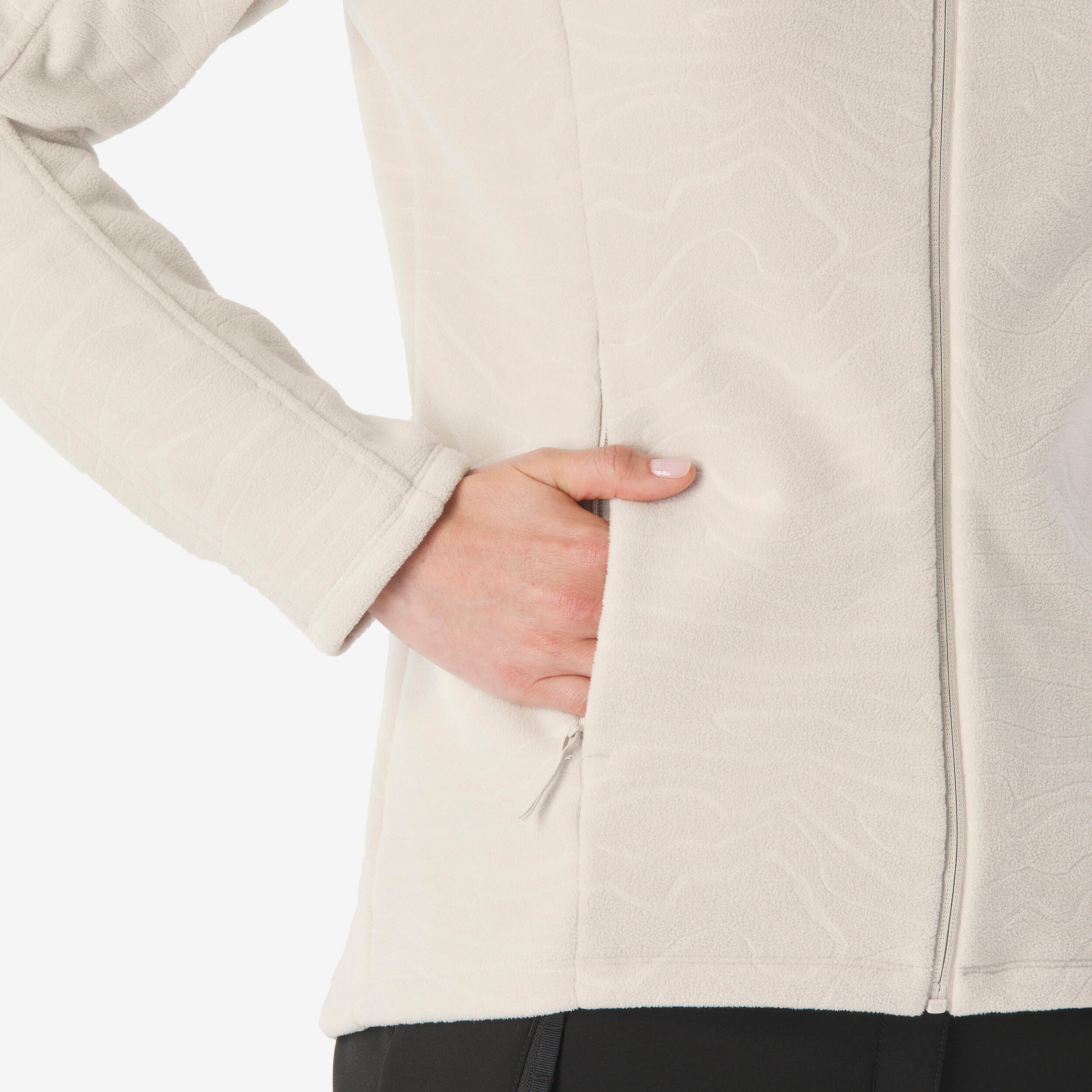 Chaqueta polar de montaña y trekking Mujer Quechua MH500 5/10