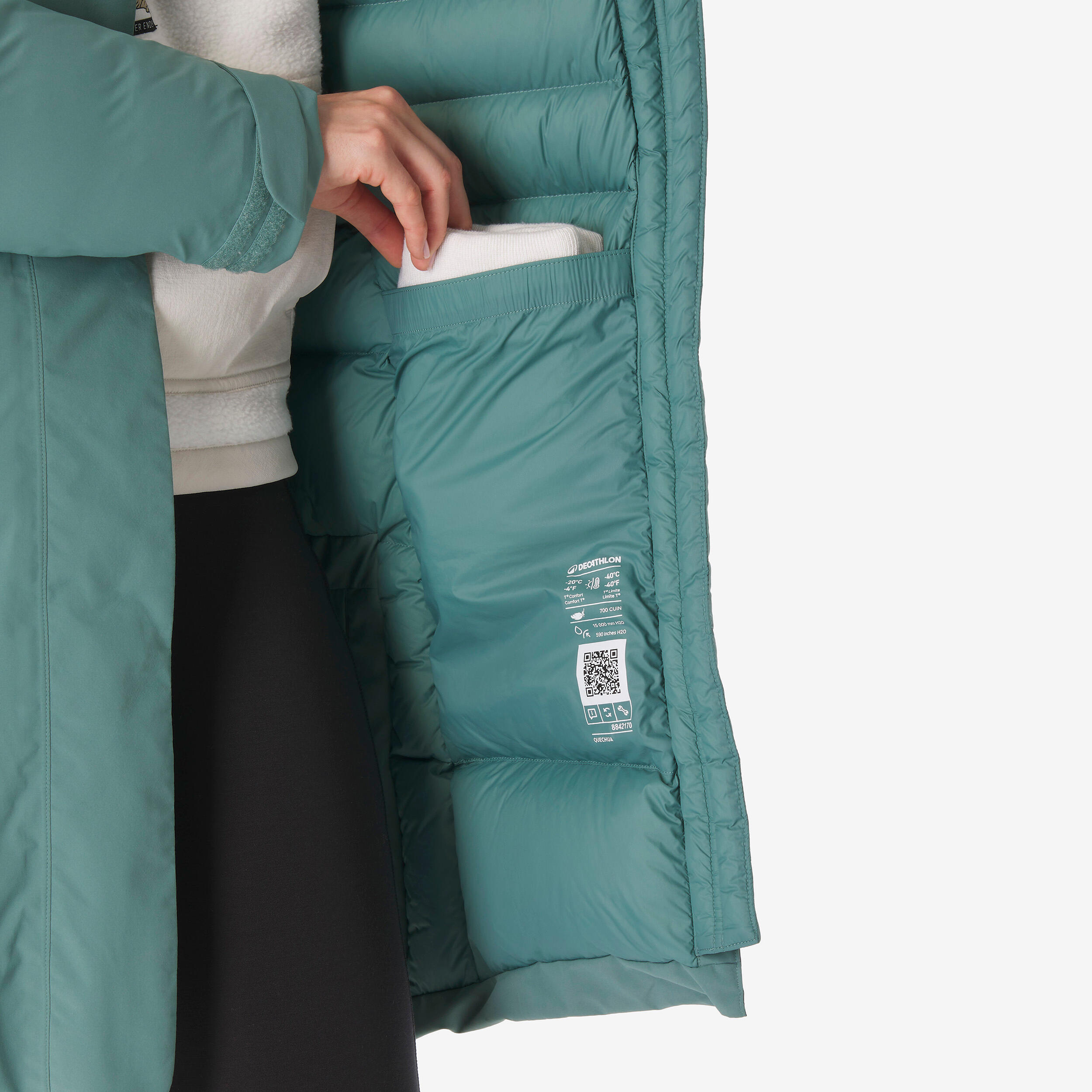 Parka d’hiver imperméable femme, NH 900 9/22