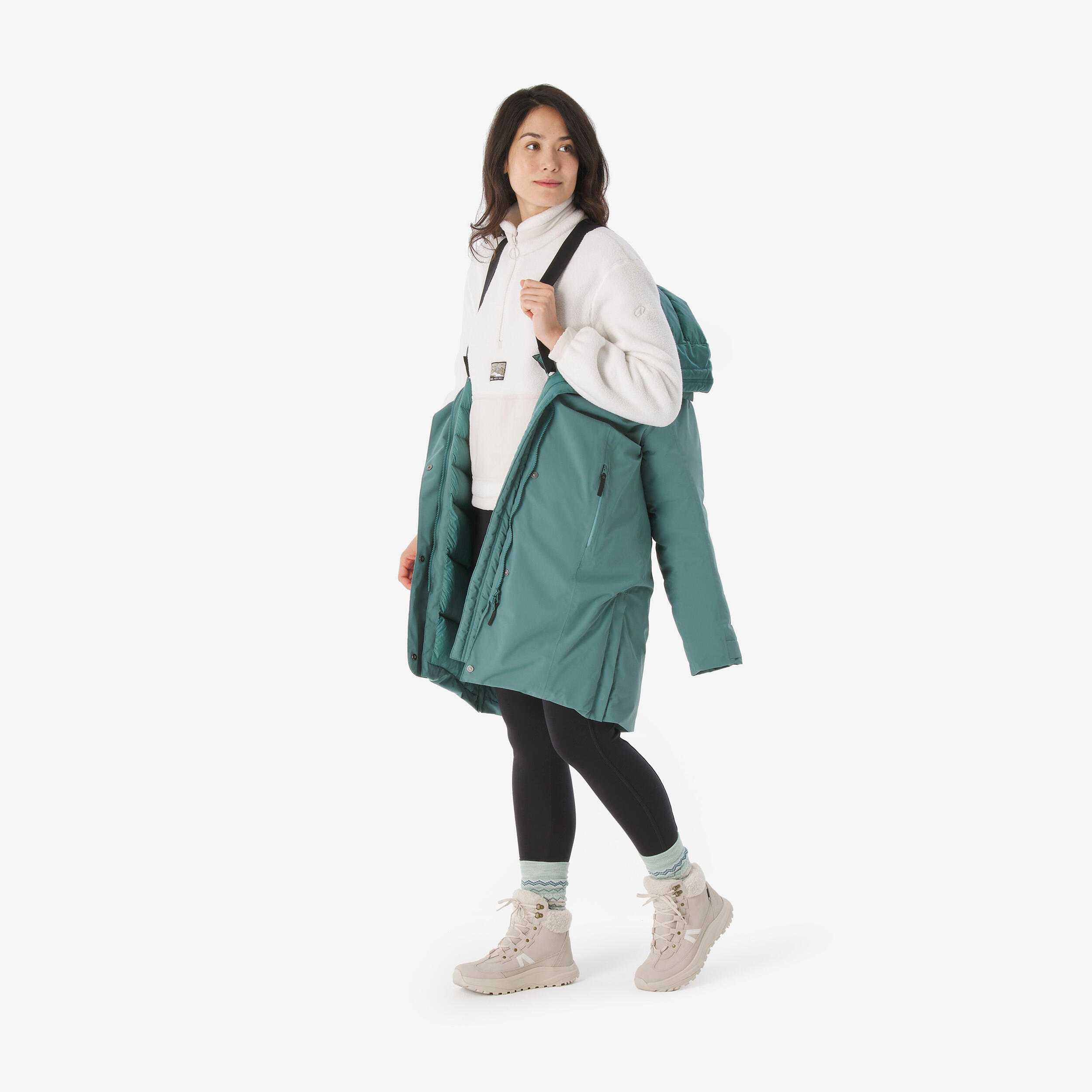 Parka d’hiver imperméable femme, NH 900 5/22