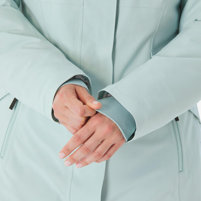 Parka de randonnée -10°C imperméable femme, NH500 vert